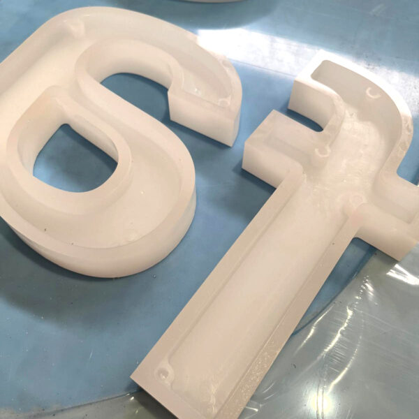 fabrication lettre bloc led